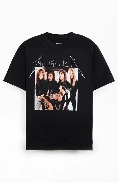 Pacsun Men's Metallica Group T-shirt In Black
