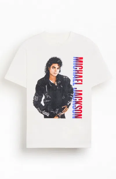 Pacsun Men's Michael Jackson Bad Tour T-shirt In White