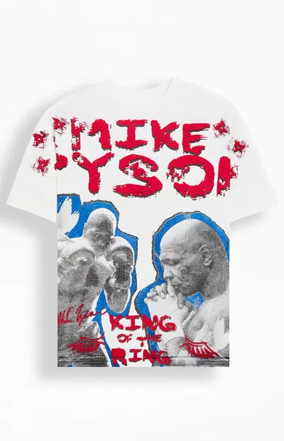 Pacsun Men's Mike Tyson King Of The Ring T-shirt In White