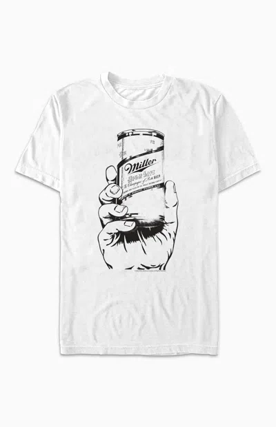 Pacsun Men's Miller Vintage In Hand T-shirt In White