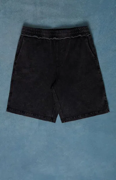 Pacsun Men's Morgan Fleece Baggy Shorts In Black