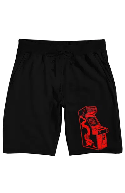 Pacsun Men's Mortal Kombat Arcade Game Sweat Shorts In Black
