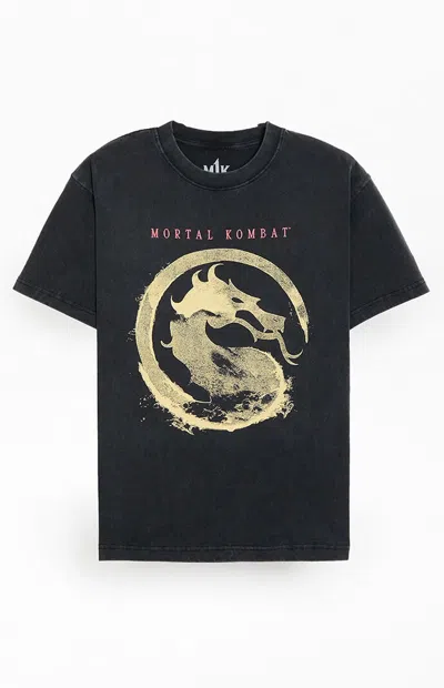 Pacsun Men's Mortal Kombat Movie T-shirt In Black In White