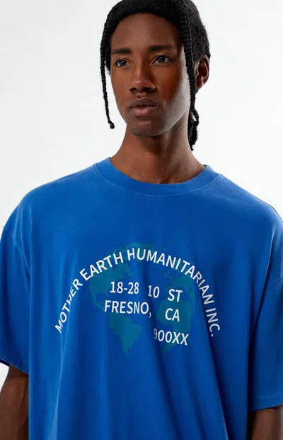 Pacsun Men's Mother Earth T-shirt In Blue