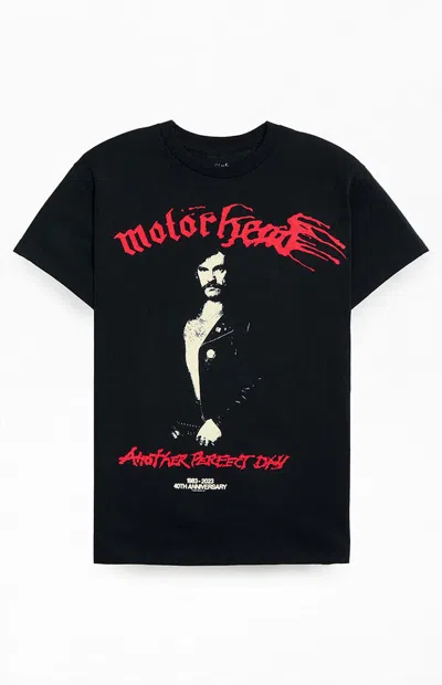 Pacsun Men's Motorhead Track List T-shirt In Black
