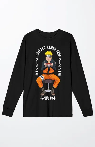 Pacsun Men's Naruto Classic Long Sleeve T-shirt In Black