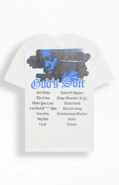 Pacsun Men's Nas God's Son T-shirt In White