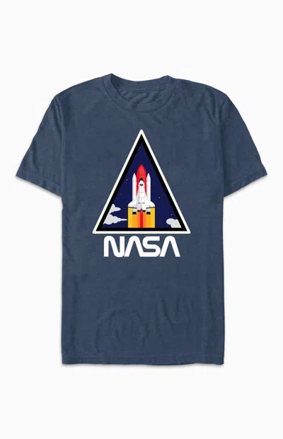 Pacsun Men's Nasa Shuttle T-shirt In Navy Heather In Blue