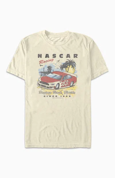 Pacsun Men's Nascar Daytona Beach T-shirt In Natural In Neutral