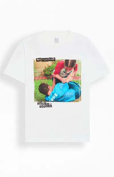 Pacsun Men's New Found Glory Sticks And Stones T-shirt In White