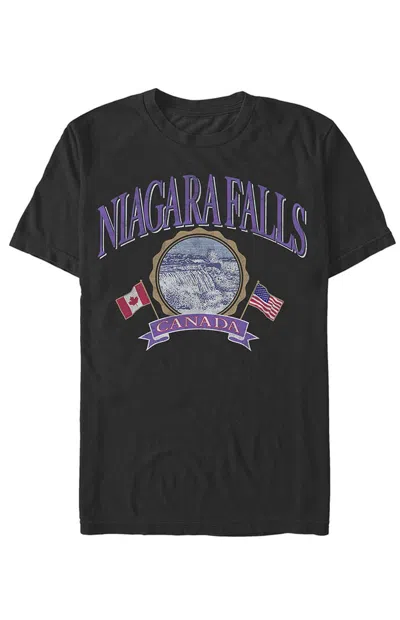 Pacsun Men's Niagara Falls T-shirt In Black