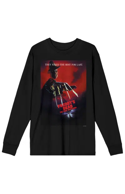 Pacsun Men's Nightmare On Elm Street They Saved The Best For Last Long Sleeve T-shirt In Black