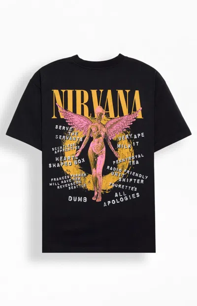 Pacsun Men's Nirvana In Utero T-shirt In Black