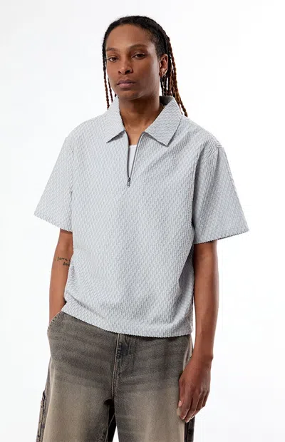 Pacsun Men's Nomad Gray Quarter Zip Shirt