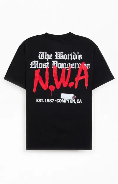 Pacsun Men's N.w.a. Dangerous T-shirt In Black
