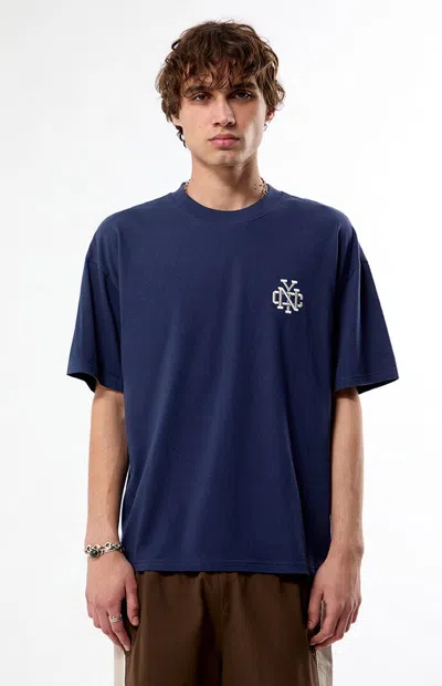 Pacsun Men's Nyc Embroidered T-shirt In Blue