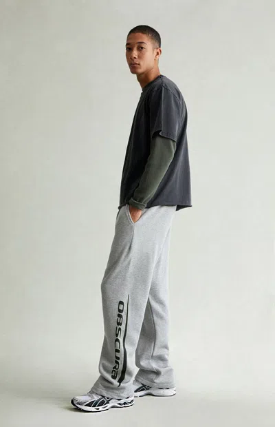 Pacsun Men's Obscura Straight Leg Sweatpants In Gray
