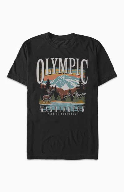 Pacsun Men's Olympic Washington T-shirt In Black