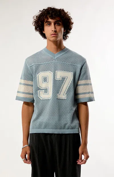 Pacsun Men's Open Knit 97 Jersey In Light Blue