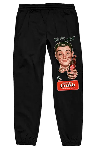 Pacsun Men's Orange Crush Me Jogger Sweatpants In Black