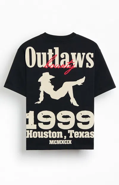 Pacsun Men's Outlaw T-shirt In Black