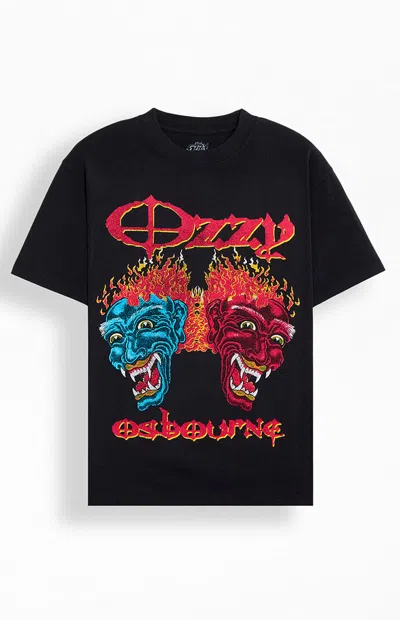 Pacsun Men's Ozzy Osbourne Tattoos T-shirt In Black