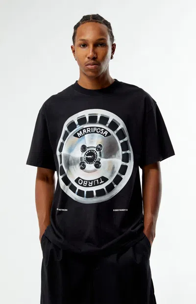 Pacsun Men's Pac Artist Network X Randy Perez Rim T-shirt In Black