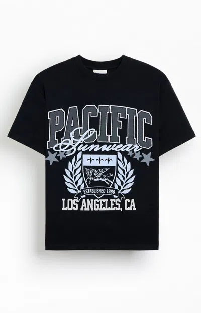 Pacsun Men's Pacific Sunwear Crest T-shirt In Black