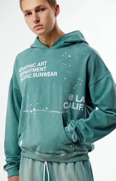 Pacsun Men's Pacific Sunwear Terrain Hoodie In Green In Multi