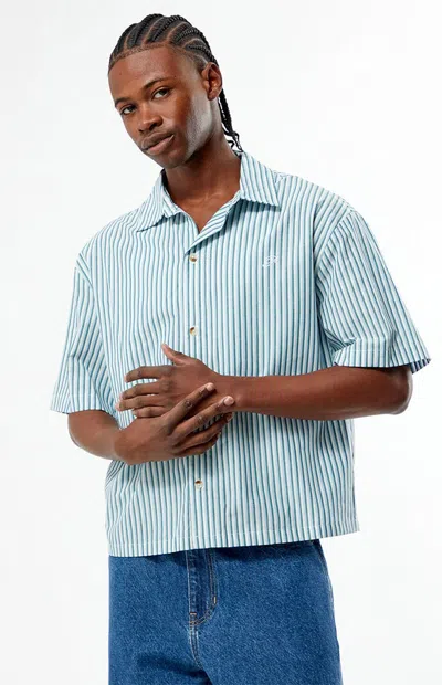 Pacsun Men's Paseo Camp Shirt In Blue