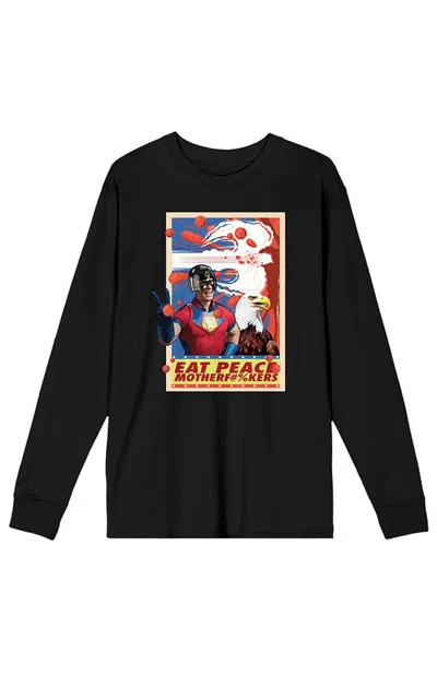 Pacsun Men's Peacemaker Christopher Long Sleeve T-shirt In Black