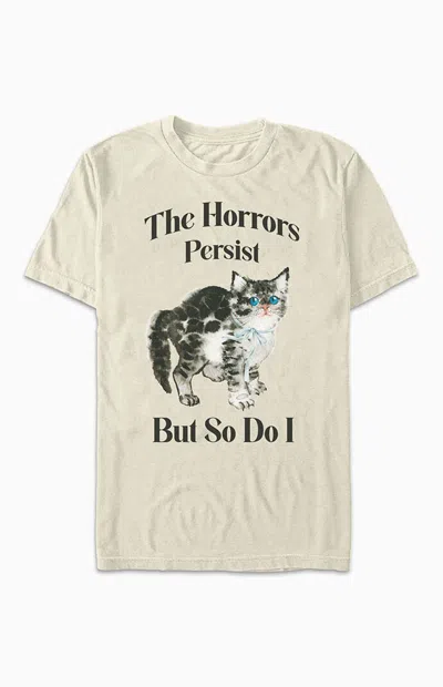 Pacsun Men's Persist Kitten T-shirt In Ivory In White