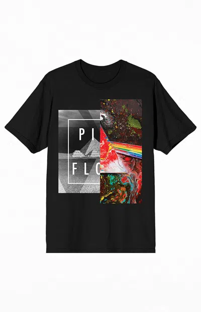 Pacsun Men's Pink Floyd Abstract T-shirt In Black