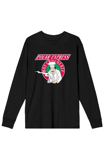 Pacsun Men's Polar Express Hot Chocolate Long Sleeve T-shirt In Black