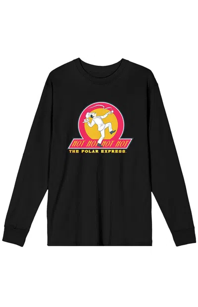 Pacsun Men's Polar Express Hot Hot Hot Long Sleeve T-shirt In Black