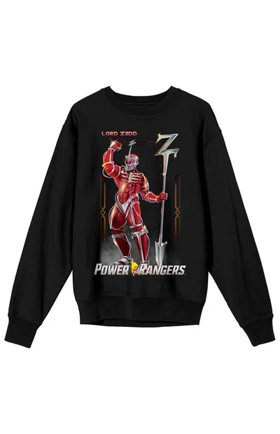 Pacsun Men's Power Rangers Lord Zedd Crew Neck Sweatshirt In Black