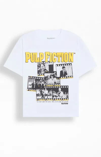 Pacsun Men's Pulp Fiction Film Strip T-shirt In White