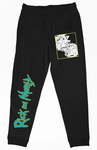 Pacsun Men's Rick And Morty Zombie Sweatpants In Black