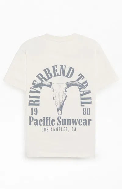 Pacsun Men's Riverbend Trail T-shirt In Off White