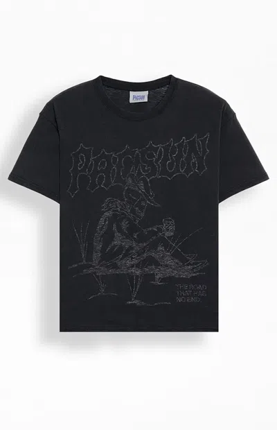 Pacsun Men's Road With No End Oversized T-shirt In Dark Slate In Gray