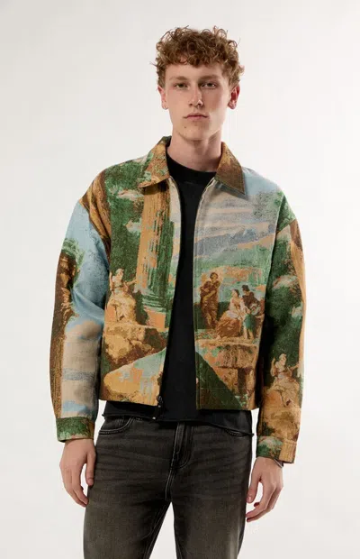 Pacsun Men's Roma Zip Up Jacket In Multi
