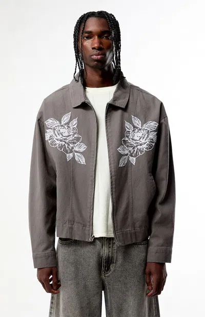Pacsun Men's Roses Gas Jacket In Gray