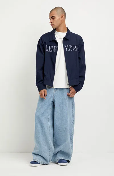 Pacsun Men's Ryder Ultra Baggy Jeans Light Blue In Light Indigo