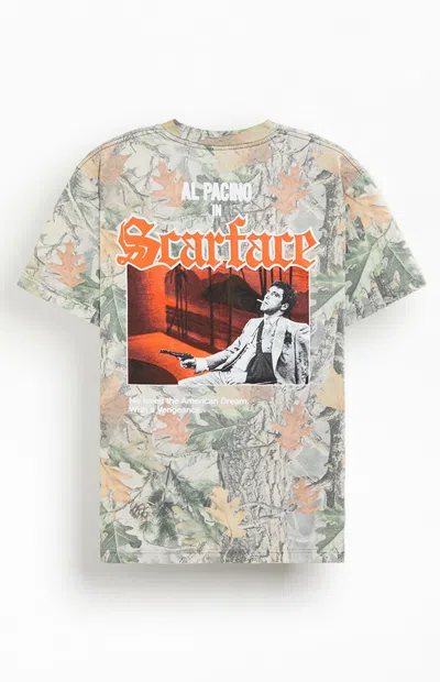 Pacsun Men's Scarface Camo T-shirt In Camouflage In Multi