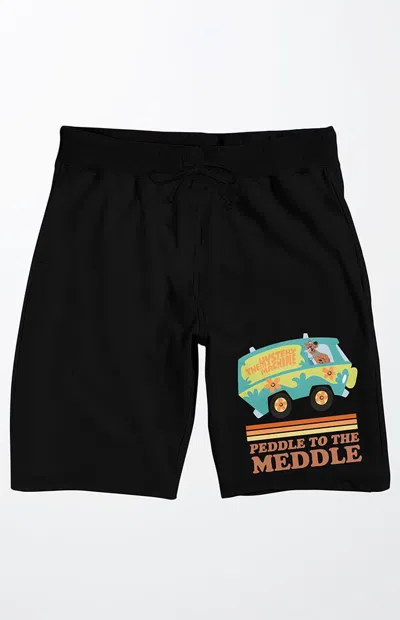 Pacsun Men's Scooby Doo Mystery Machine Sweat Shorts In Black
