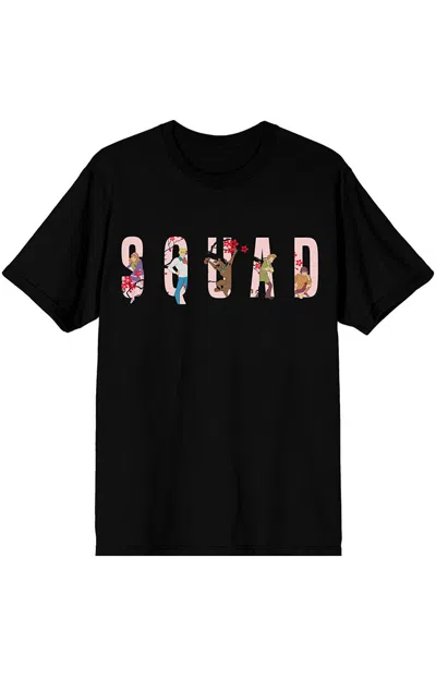Pacsun Men's Scooby Doo Squad Mystery T-shirt In Black