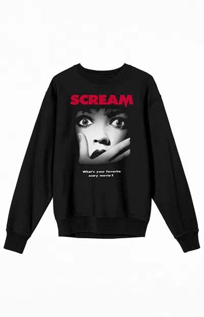 Pacsun Men's Scream 13 Movie Crew Neck Sweatshirt In Black