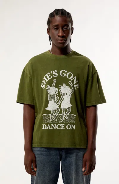 Pacsun Men's She's Gone T-shirt In Olive In Gray