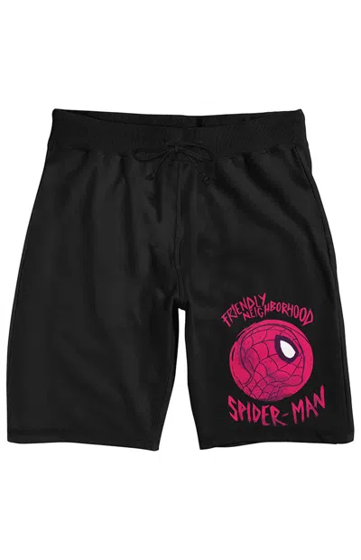 Pacsun Men's Spider-man French Terry Shorts In Black