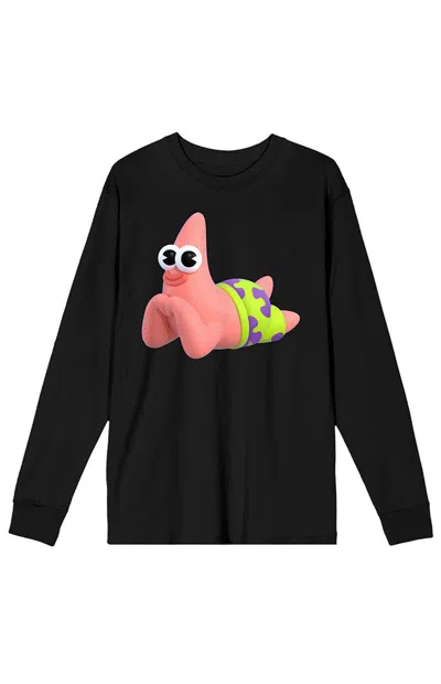 Pacsun Men's Spongebob Squarepants Long Sleeve T-shirt In Black